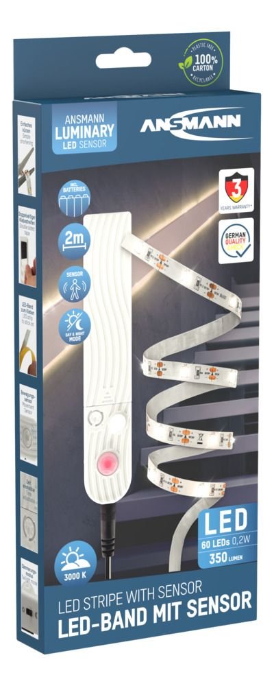 EAN 4013674182800 - Ansmann 1600-0436 cinta luminosa Regleta luminosa universal LED 0,2 W 2000 mm imagen 9