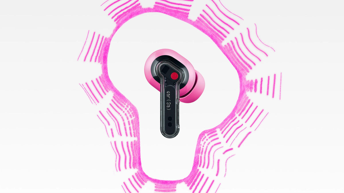 Auriculares Nothing Ear (3a) Inalámbricos Bluetooth Con Cancelación Adaptativa De Ruido Rosa
