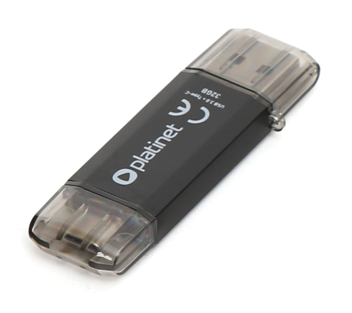 Pendrive Platinet Usb 3.0 2en1 Usb+Type-C 32gb Negro