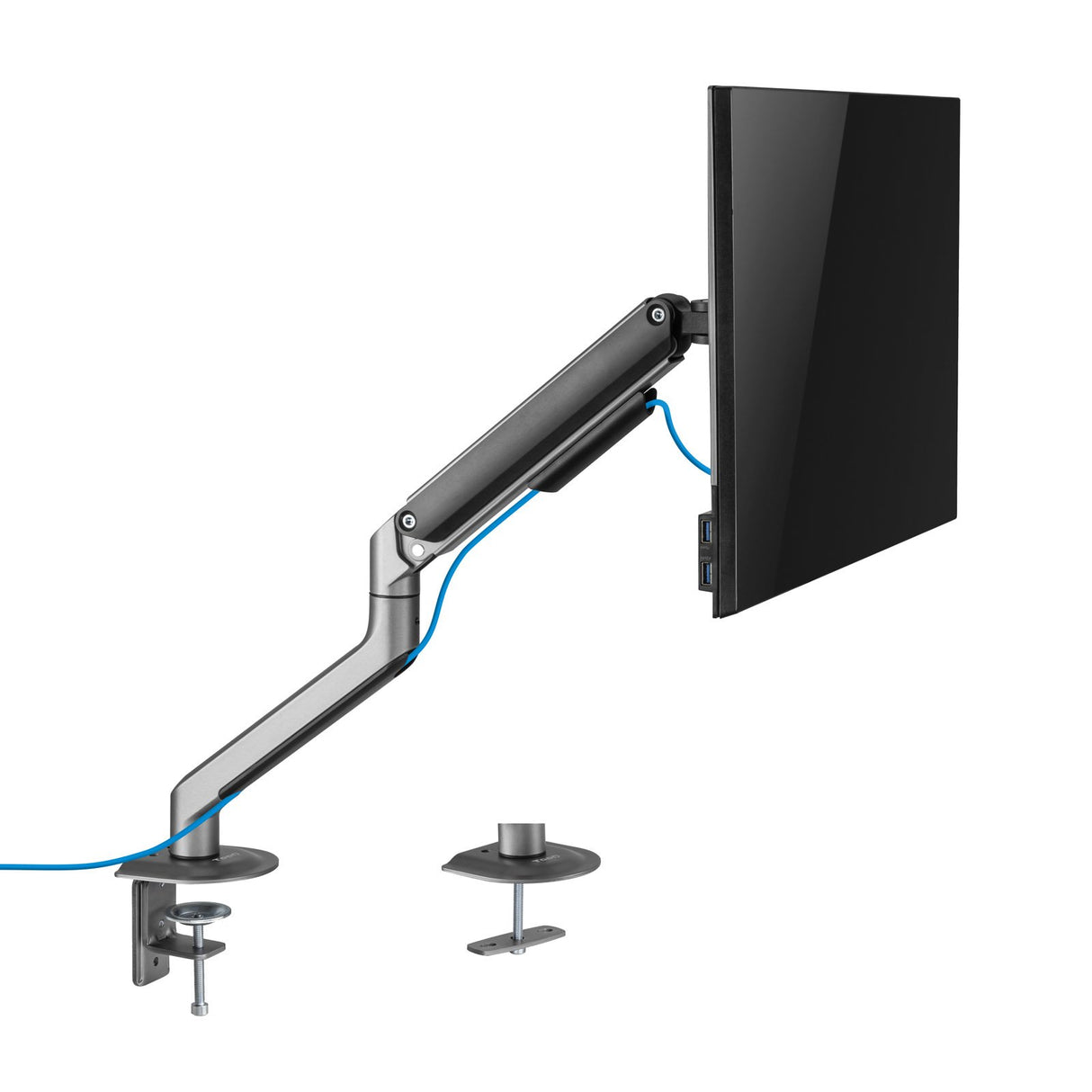 EAN 8433281010666 - TooQ DB4032TNR-G soporte para monitor 81,3 cm (32") Escritorio Negro imagen 5