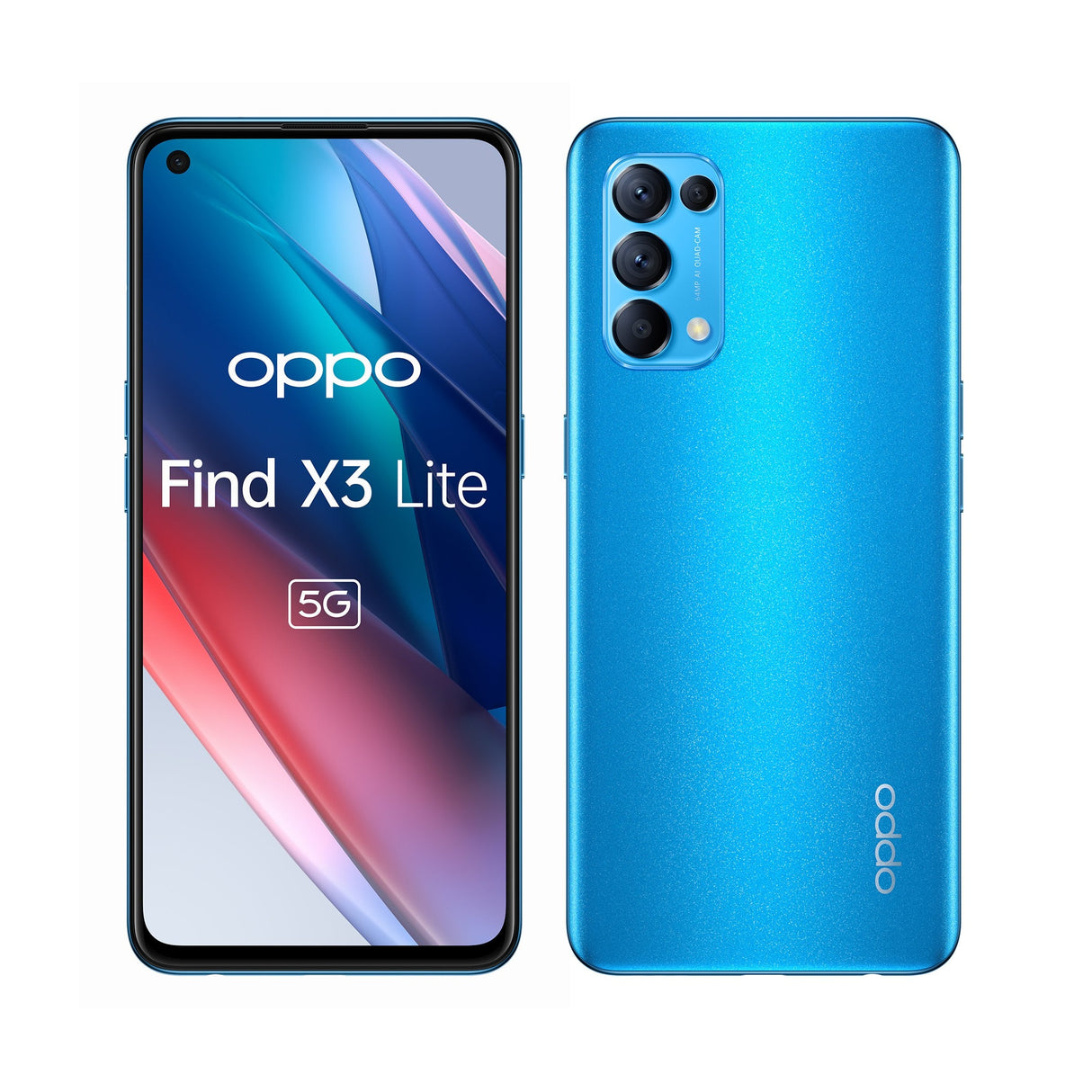 Smartphone Oppo Find X3 Lite 6.4" Oc 8gb 128gb 5g Android 11 Blue
