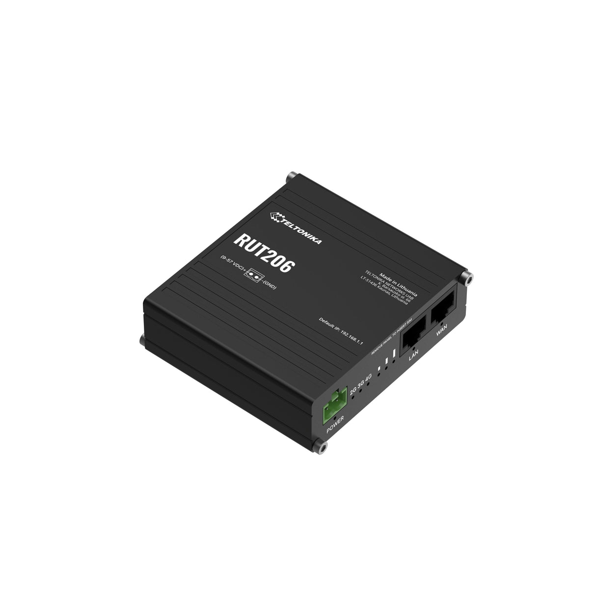 EAN 4779051842049 - Teltonika RUT206 INDUSTRIAL router inalámbrico Ethernet rápido Banda única (2,4 GHz) 4G Negro imagen 1