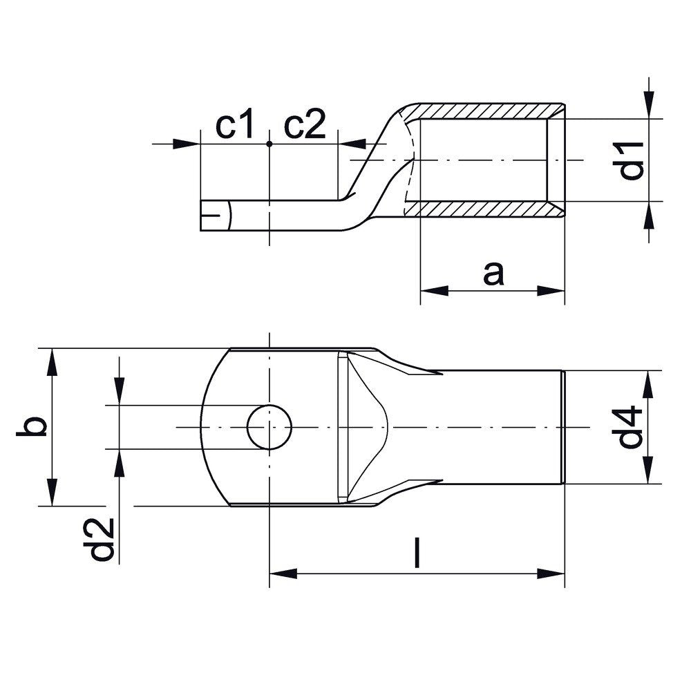Klauke 4r12ms, 25 Mm², M12, 25 Unidades(E)