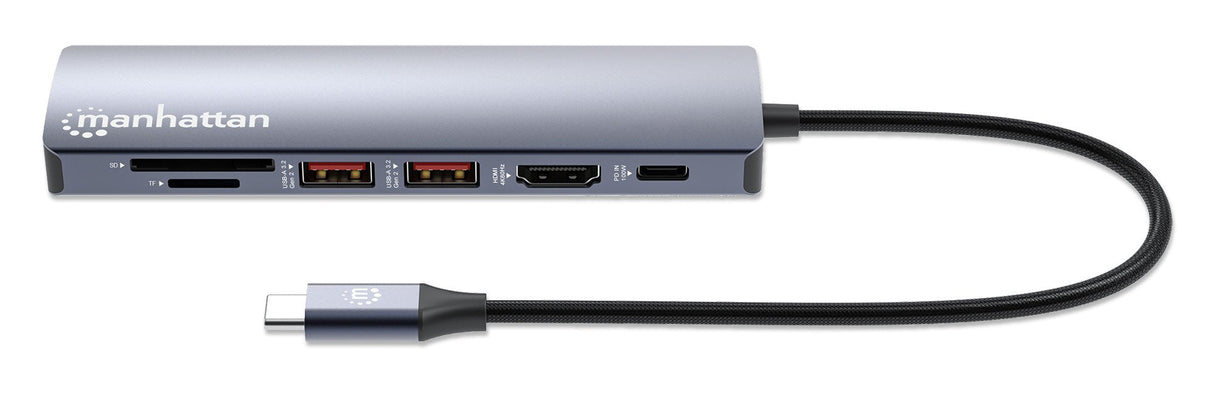EAN 0766623153966 - Manhattan 153966 base para portátil y replicador de puertos Alámbrico USB 3.2 Gen 2 (3.1 Gen 2) Type-C Pl imagen 4