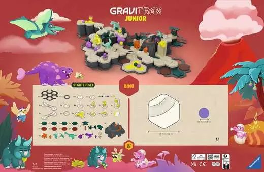 Ravensburger Gravitrax Junior - Set De Inicio Xxl Dino, Tren 24845