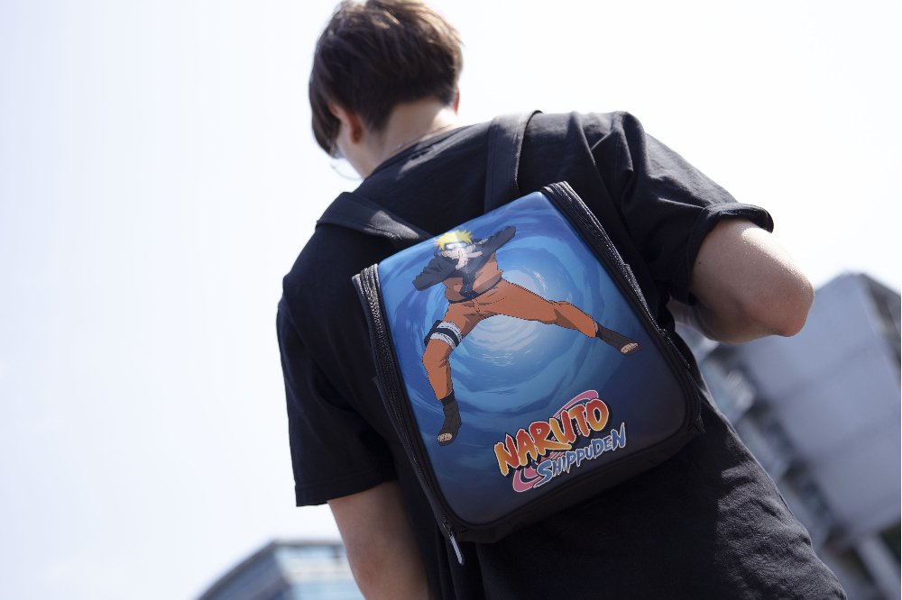 EAN 3328170287319 - Konix Naruto Mochila Nintendo Negro, Azul, Naranja imagen 6
