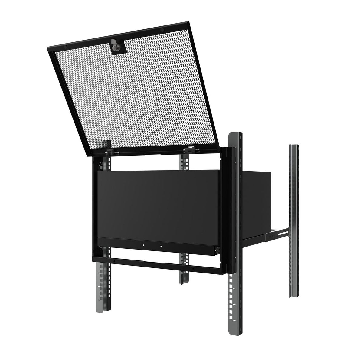 8u 19" Rack Mount, Security Cover Panel