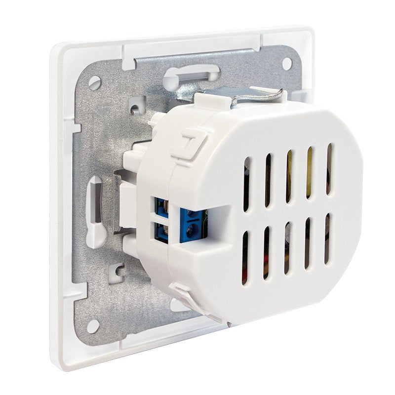 Logilink Pa0163 Toma De Pared Con 2x Puerto Usb Blanco