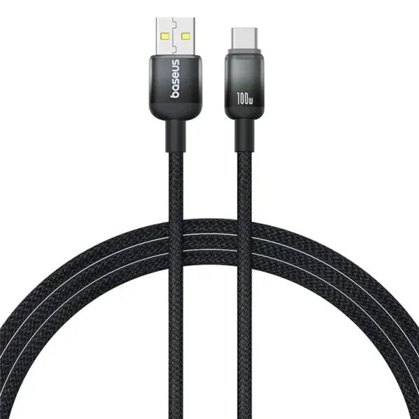 Discolor Series Fast Charging Cable Usb To Usb-C 100w 1m Cluster Black
