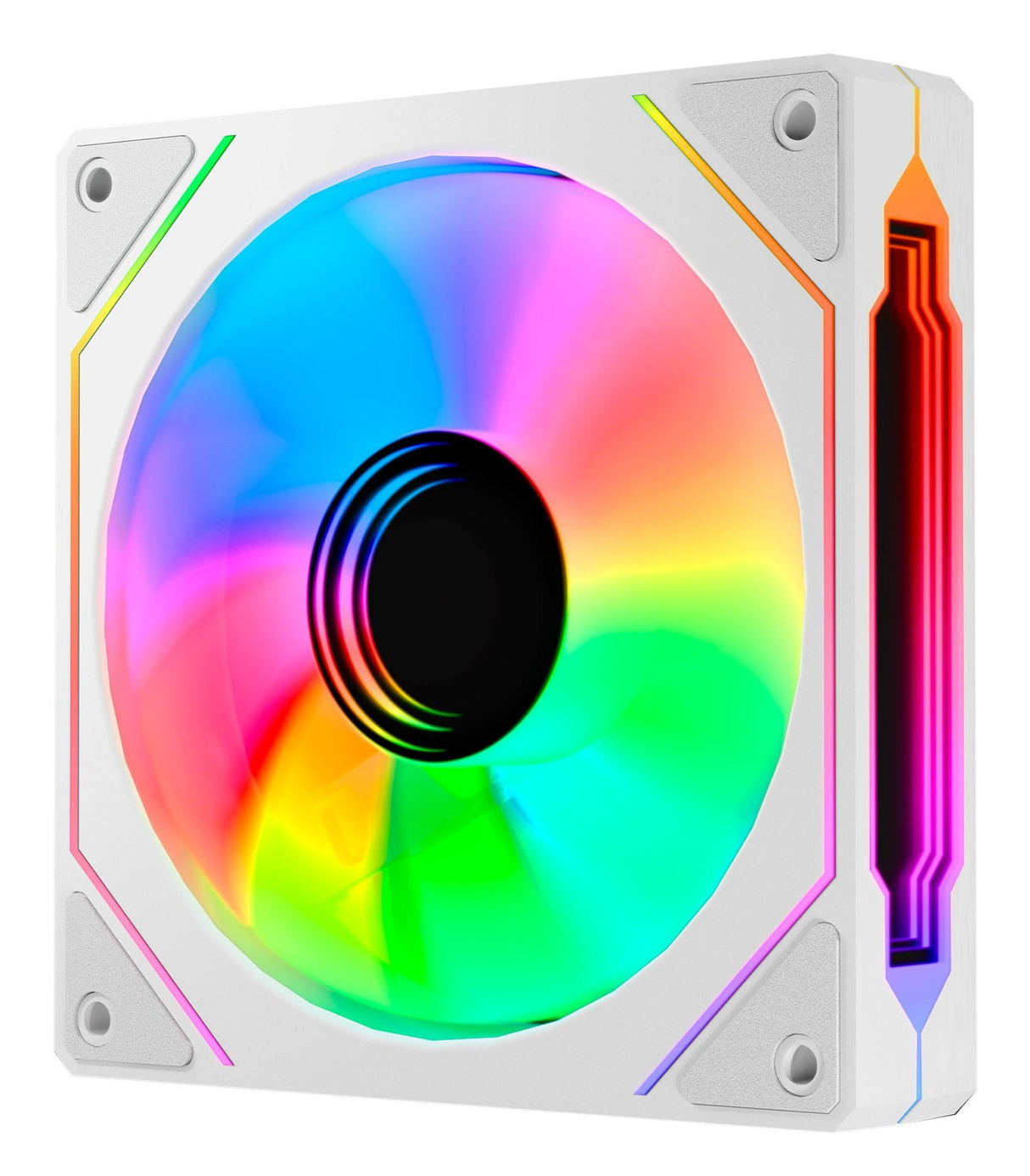 Ventilador Interno Abysm Arclight 3.0 Argb White Pwm