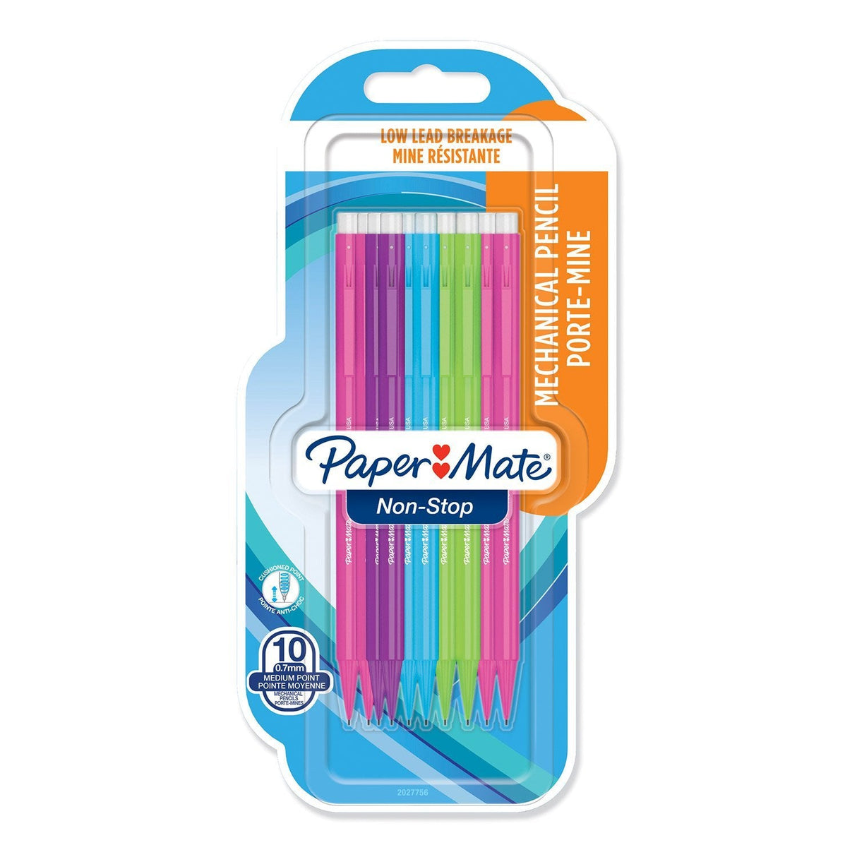 Paper Mate Lapiz Fino Sin Parar 10 Piezas 0,7mm Blimer
