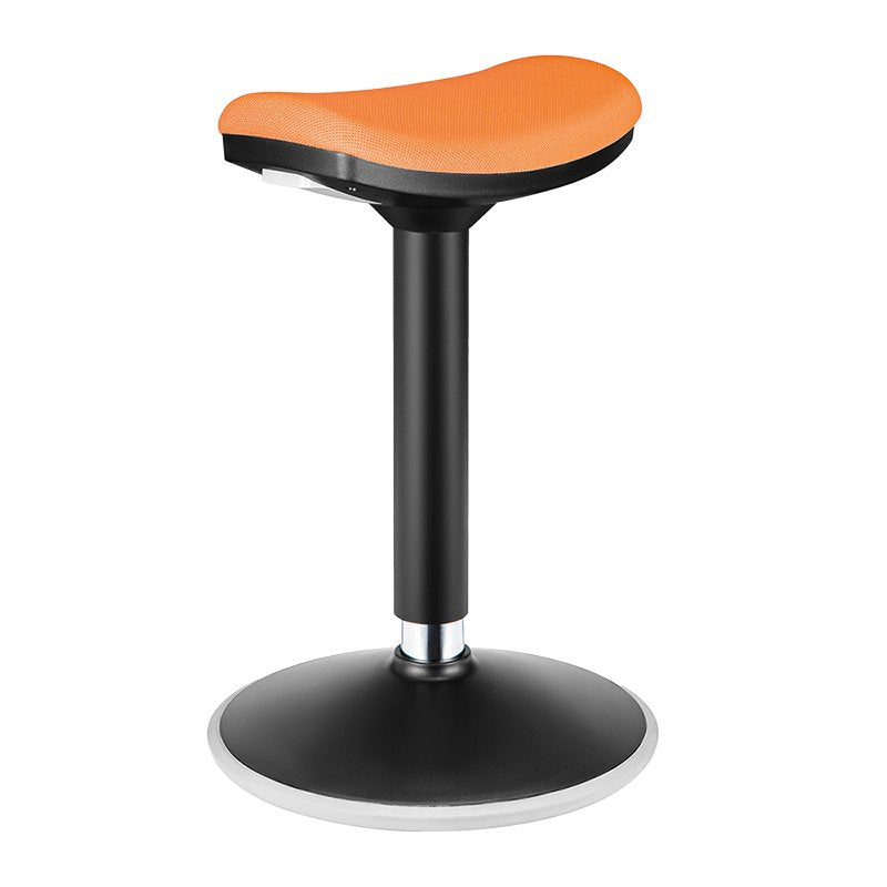 Ergonomic Height Adjustable Wobble Stool, Naranja