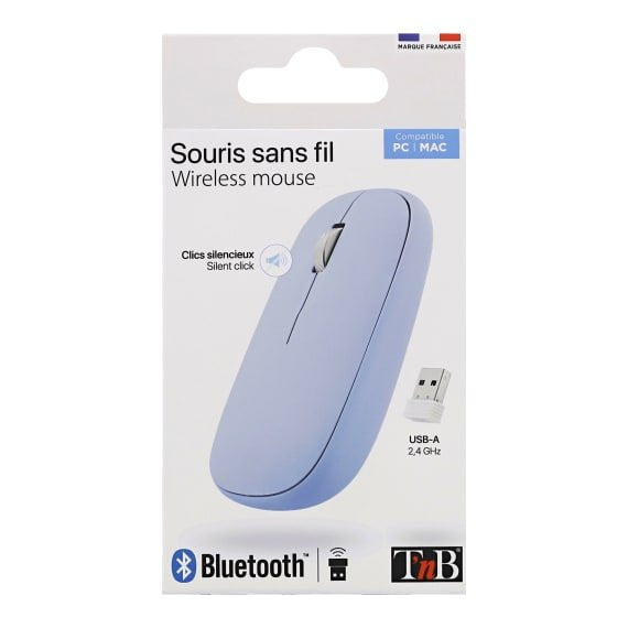 Tnb Raton Inalambrico Iclick Dual Connect Azul