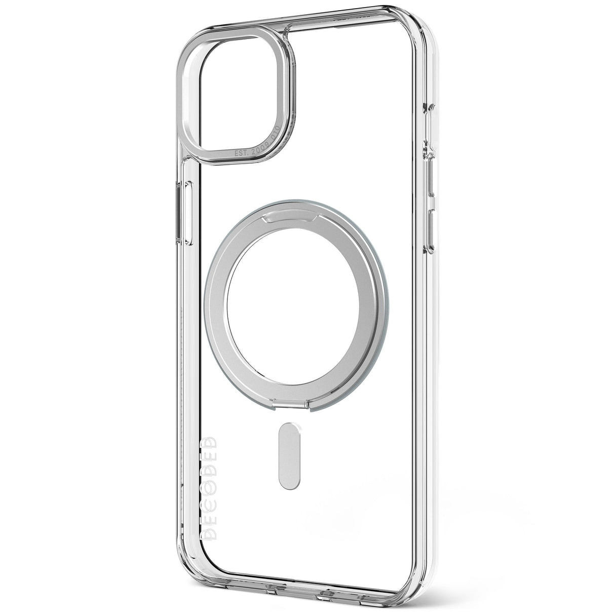 Decoded Recycled Plastic Loop Stand Backcover Ip15 Plus Trans.