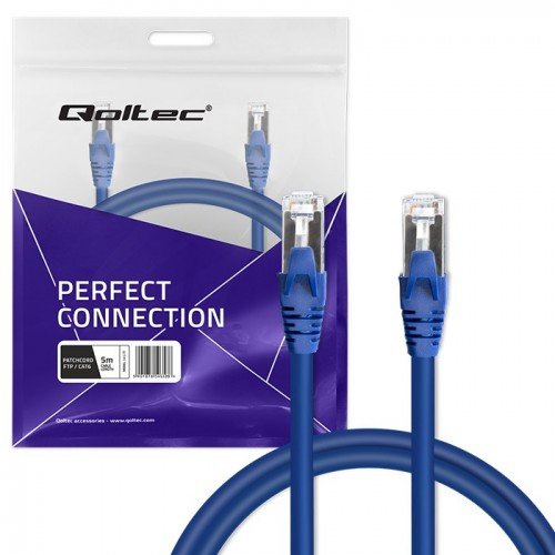 EAN 5901878545394 - Qoltec 54539 cable de red Azul 5 m Cat6 F/UTP (FTP) imagen 2