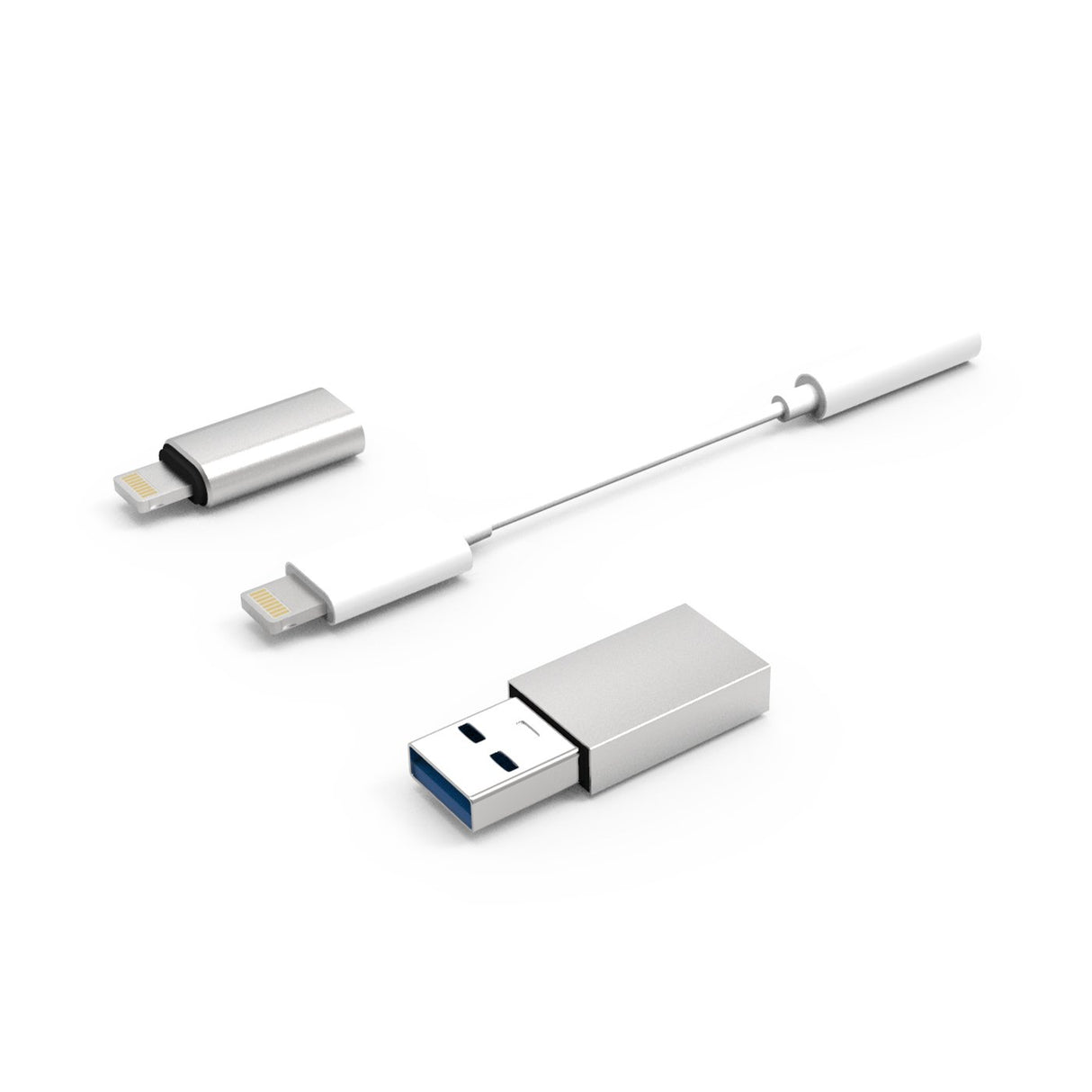 EAN 8436556140310 - CoolBox COO-CKIT-APPL cambiador de género para cable 3.5 mm Blanco imagen 2