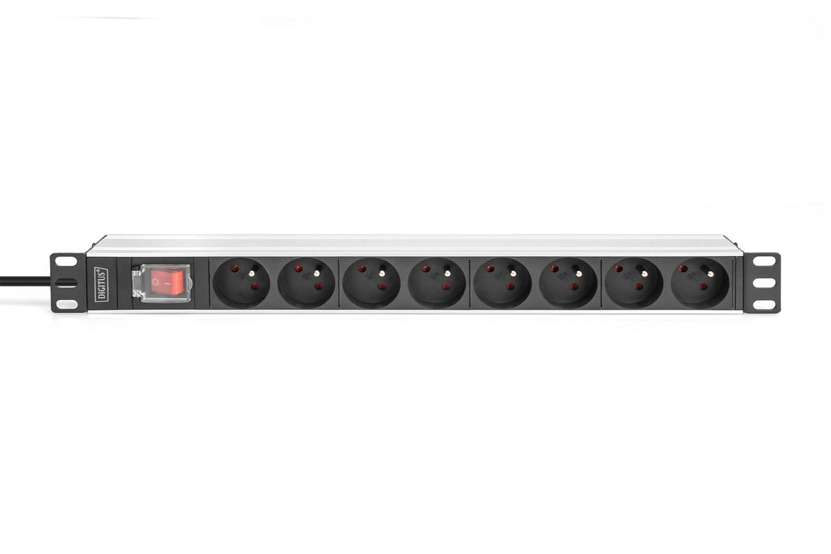 EAN 4016032481959 - Digitus DN-95402-1-FR unidad de distribución de energía (PDU) 8 salidas AC 1U imagen 2