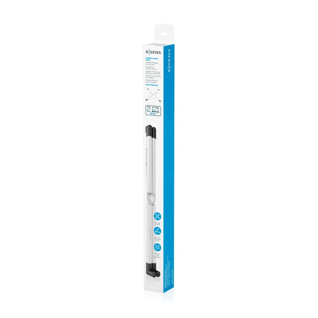 EAN 8435739905258 - AISENS LPS4M-461 soporte para ordenador portátil Soporte para ordenador portátil y tableta Plata 38,1 cm imagen 8