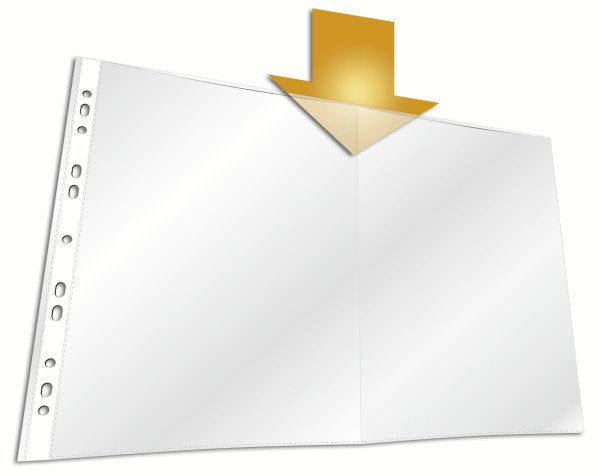 Fundas Para Folletos Durable A3 Abiertas Arriba, 10 Unidades, Incoloras