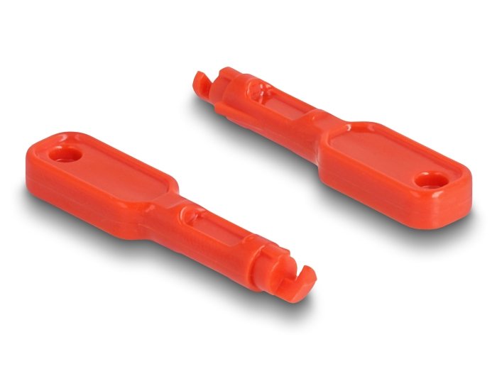 Delock 20928 Juego De Bloqueadores De Puertos Rj45 Para Rj45 Hembra 10 Unidades