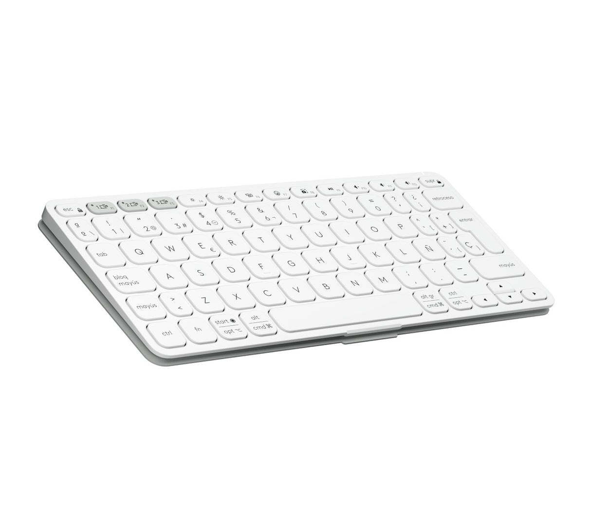 EAN 5099206126206 - Logitech 920-012974 teclado para móvil Español Bluetooth Gris, Blanco imagen 4