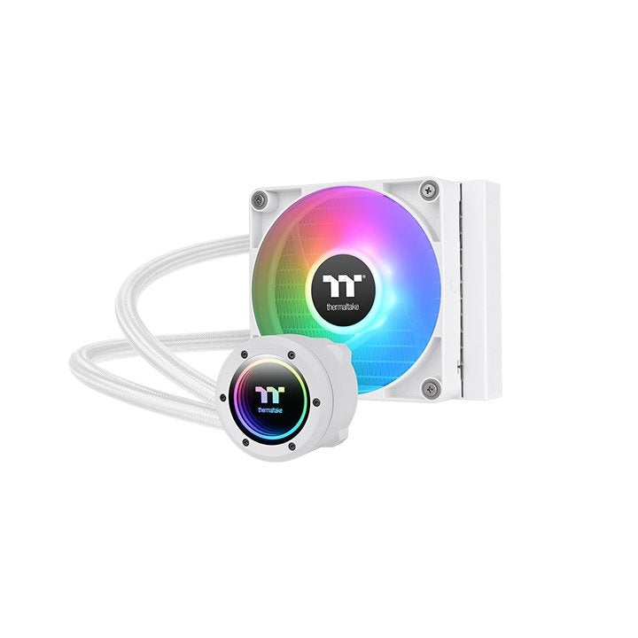 EAN 4713227539227 - Thermaltake TH120 V2 ARGB Procesador Kit de refrigeración líquida 12 cm Blanco 1 pieza(s) imagen 1