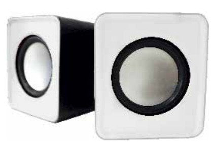 Approx Mini Altavoces Appspx1w 2.0 Alimentacion Usb 40hz 2khz Potencia 5w Rms Blanco