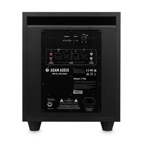 Adam T10s Negro Altavoz De Subgraves () Pasivo 130 W