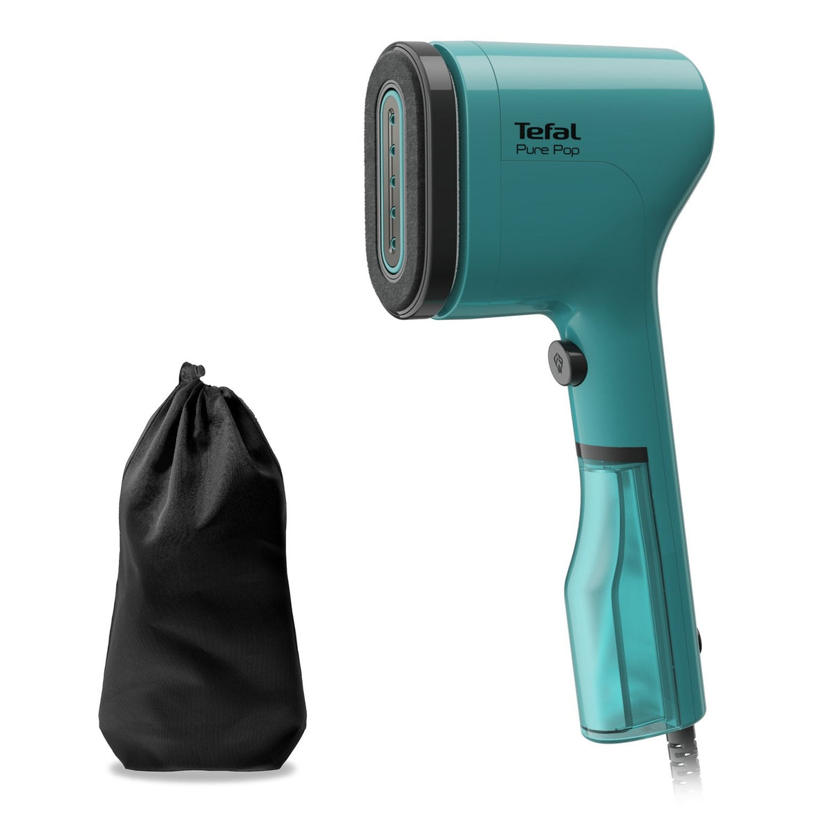 Vaporizador De Ropa Portátil Tefal Dt2026e1 Pure Pop, Potencia 1300 W, Depósito De Agua 0,07 L, Color Verde