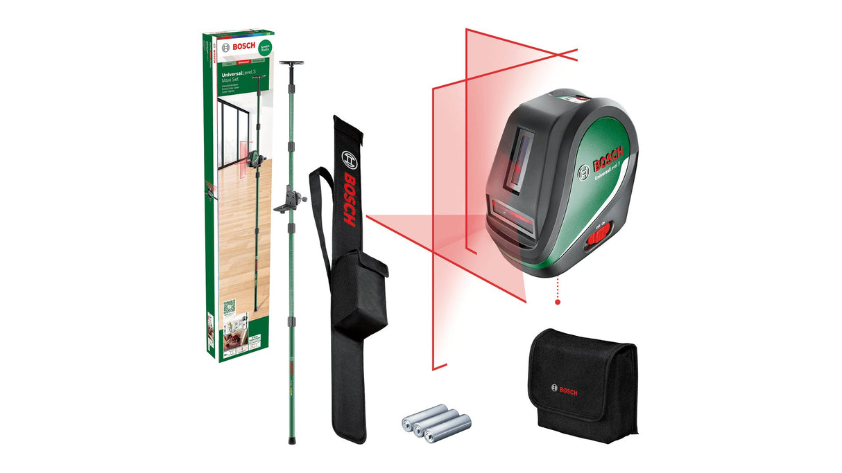 EAN 4059952647975 - Bosch UniversalLevel 2 Set Nivel de línea 10 m 650 nm (<1 mW) imagen 1