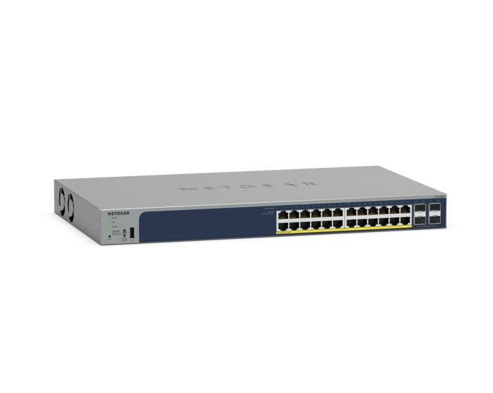 EAN 0606449162356 - NETGEAR GS728TPP Gestionado L2/L3/L4 Gigabit Ethernet (10/100/1000) Energía sobre Ethernet (PoE) Gris imagen 3