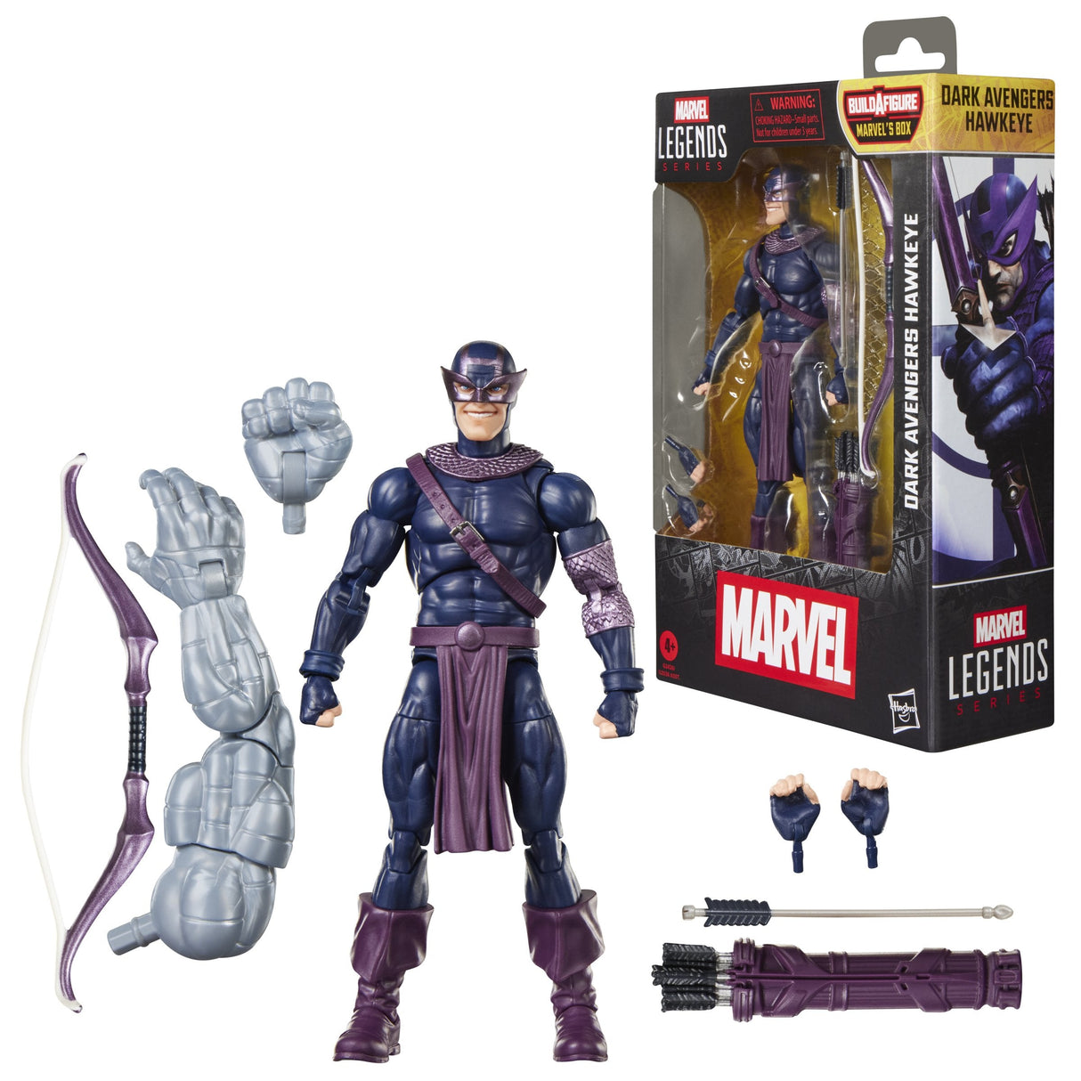 Figura Dark Avengers Hawkeye Marvel Legends Series 15cm