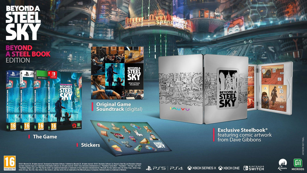 Juego Beyond A Steel Sky - Steel Book Edition Switch