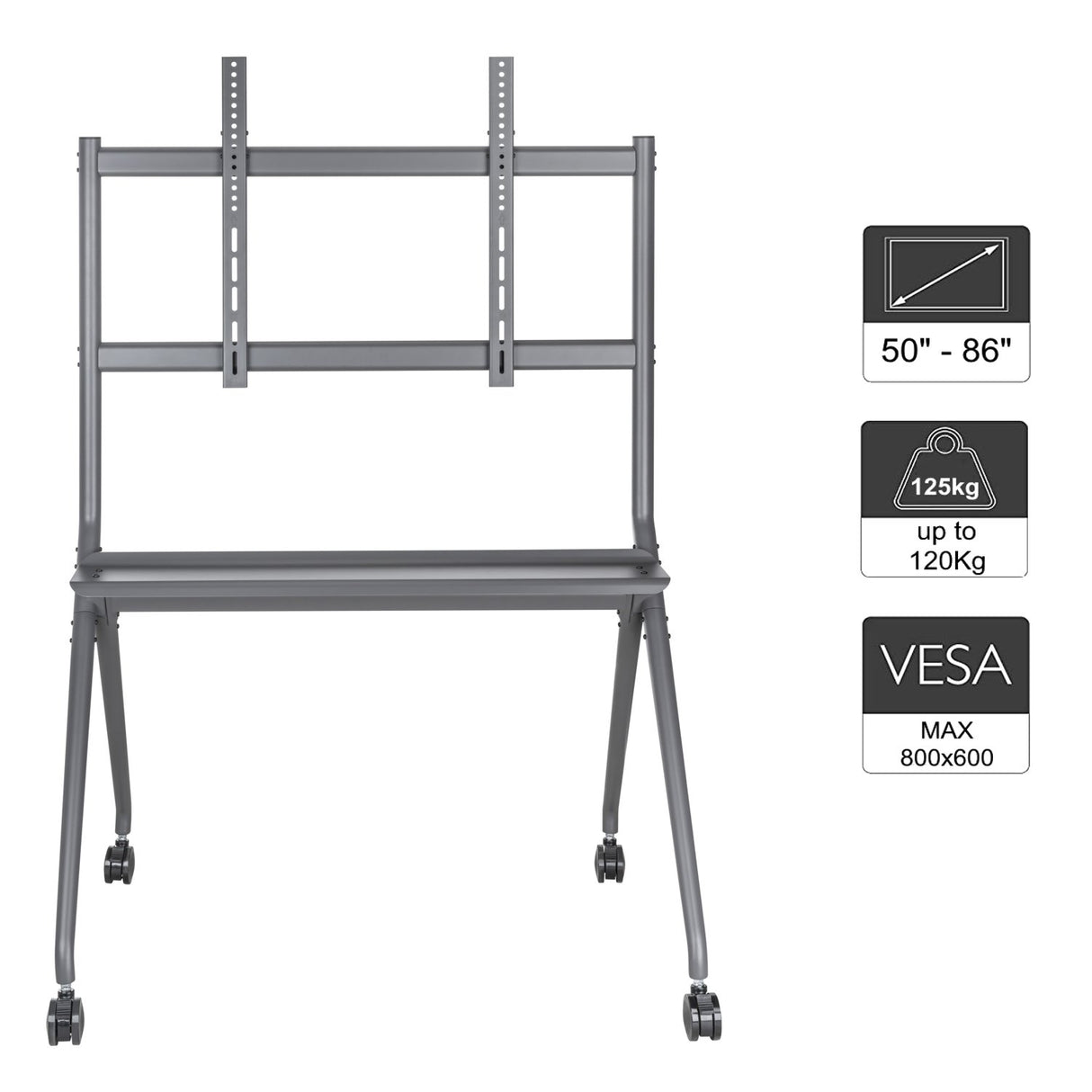 EAN 8052101431629 - Ewent EW1542 soporte para pantalla de señalización 2,18 m (86") Negro imagen 4