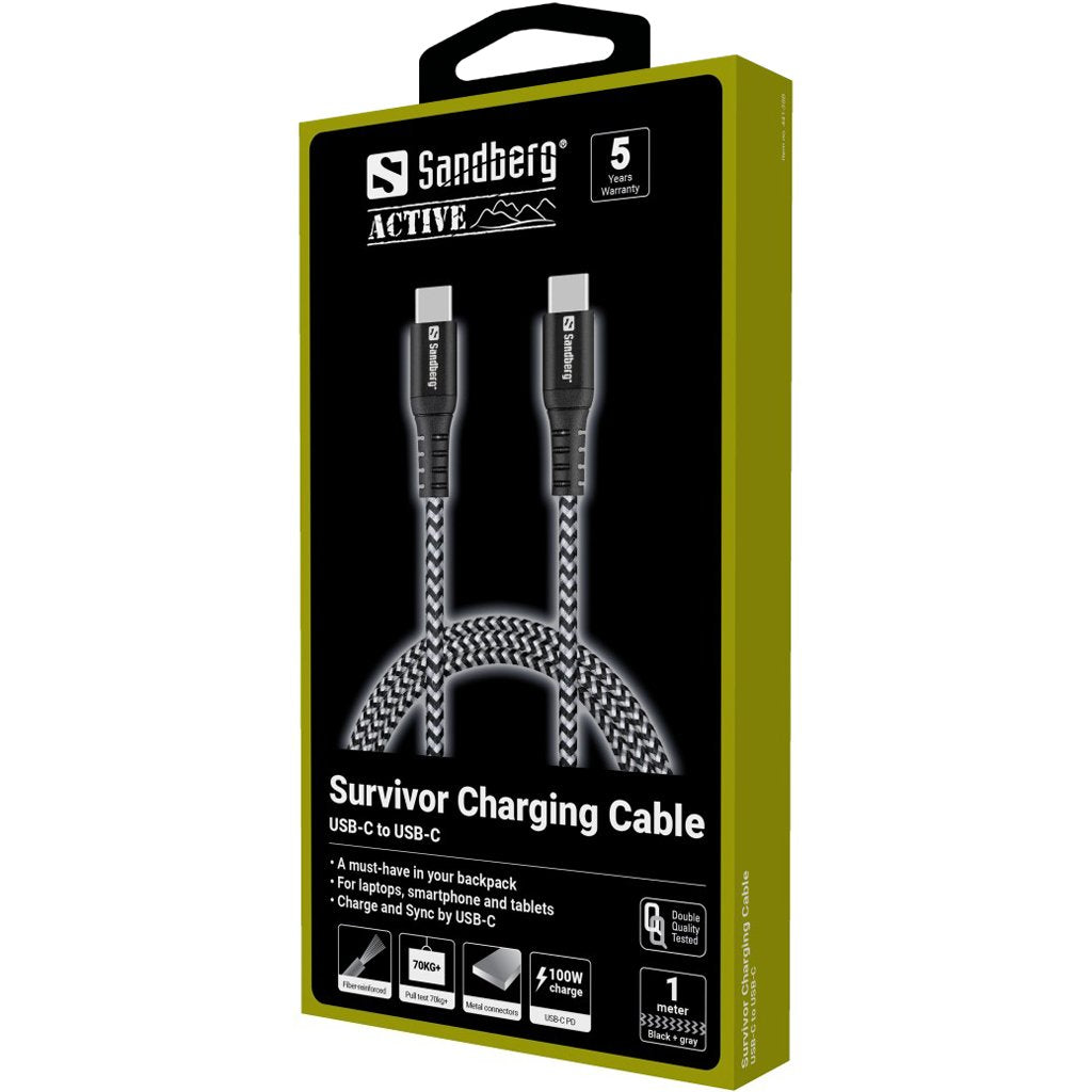 Sandberg Survivor Usb-C- Usb-C Cable 1m