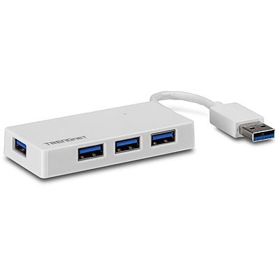 EAN 0710931302394 - Trendnet TU3-H4E hub de interfaz 5000 Mbit/s Blanco imagen 2