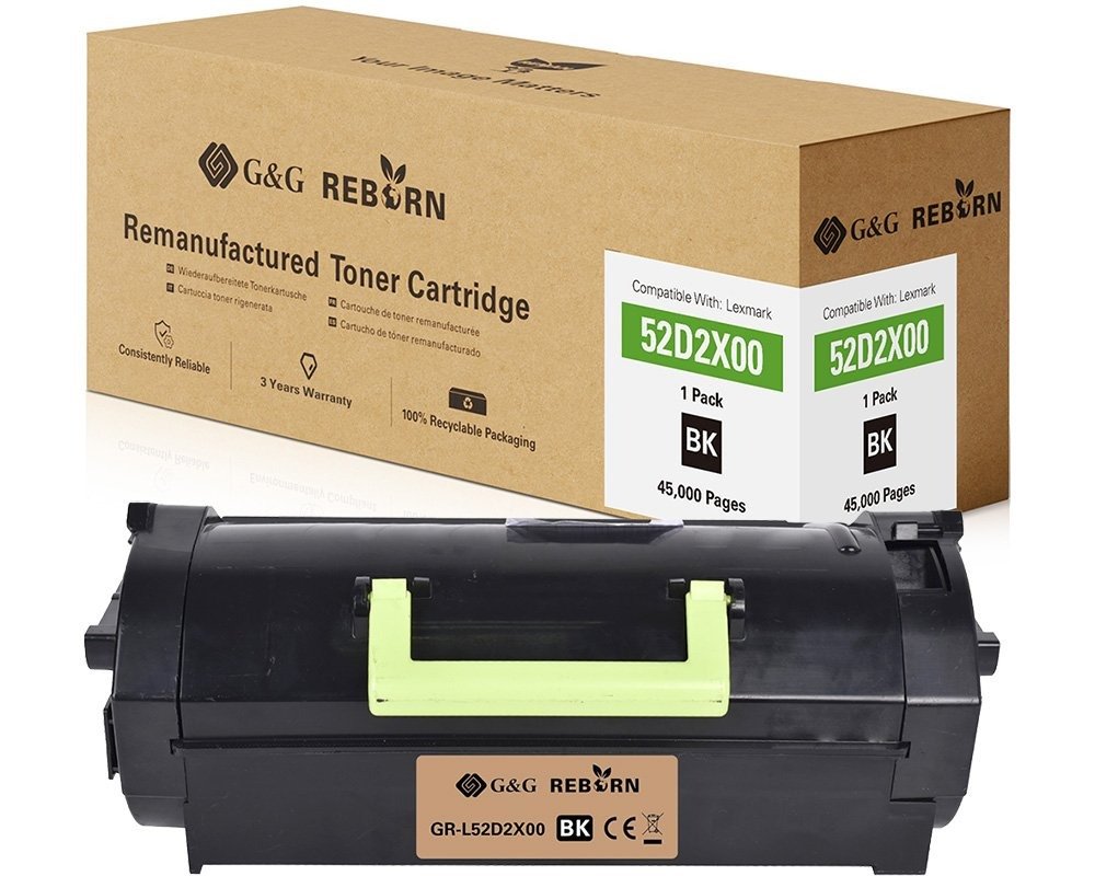 G&G Reborn-Toner Compatible Con Lexmark 522x 52d2x00