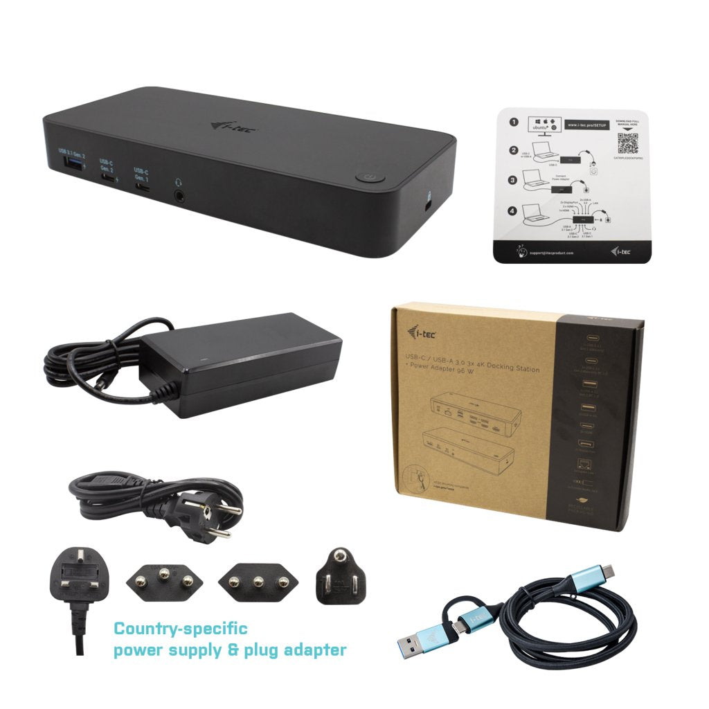 EAN 8595611704062 - i-tec CATRIPLEDOCKPDPRO base para portátil y replicador de puertos Alámbrico USB 3.2 Gen 1 (3.1 Gen 1) Ty imagen 5