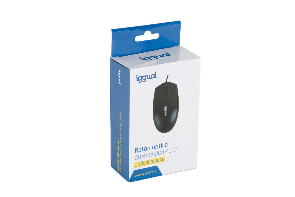 EAN 8435364318874 - iggual COM-BASIC3-800DPI ratón Oficina Ambidextro USB tipo A imagen 4