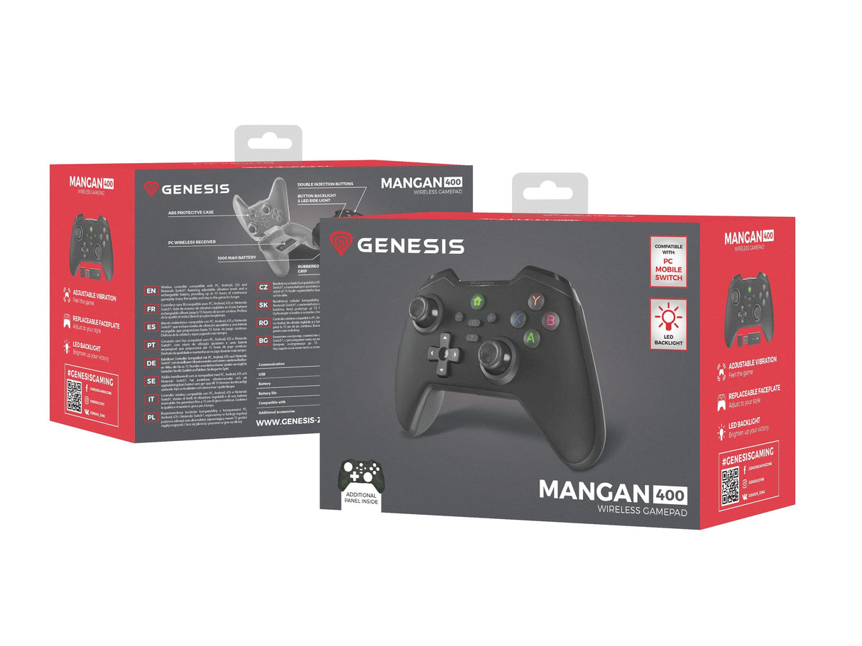 EAN 5901969443738 - GENESIS Mangan 400 Negro Bluetooth Gamepad Analógico/Digital Android, MAC, Nintendo Switch, PC, iOS imagen 15