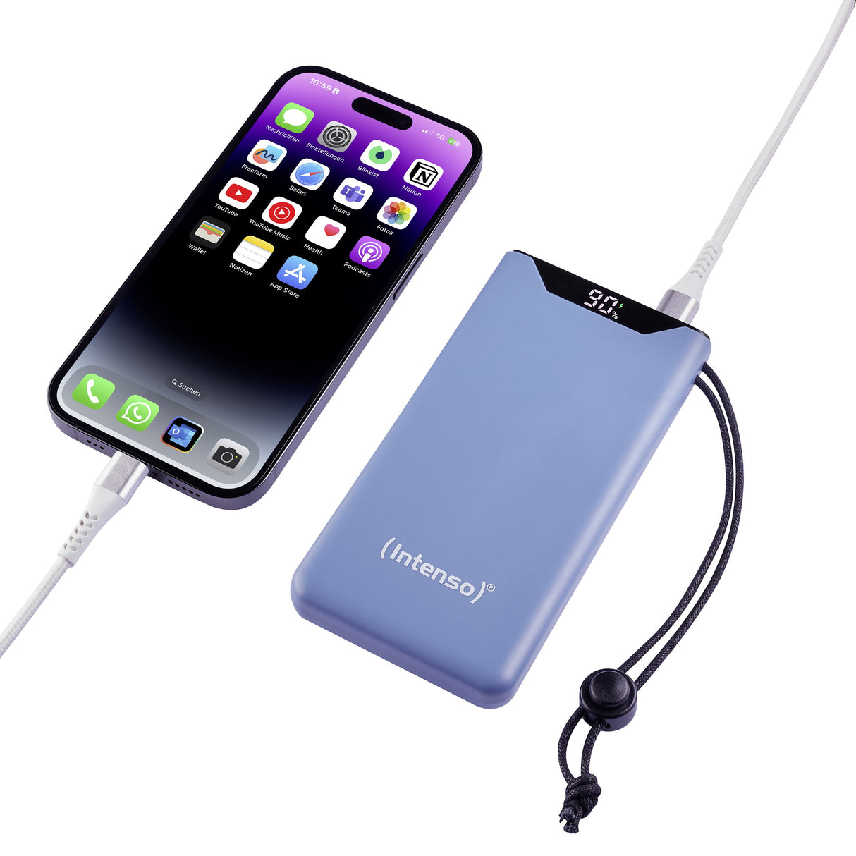 EAN 4034303034222 - Intenso 7332035 batería externa Polímero de litio 10000 mAh Azul imagen 5