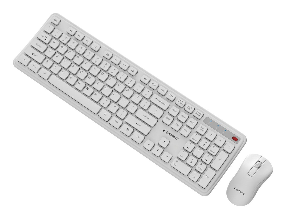 Gembird Slim Pro Business Wireless Desktop Set Blanco Us Layout