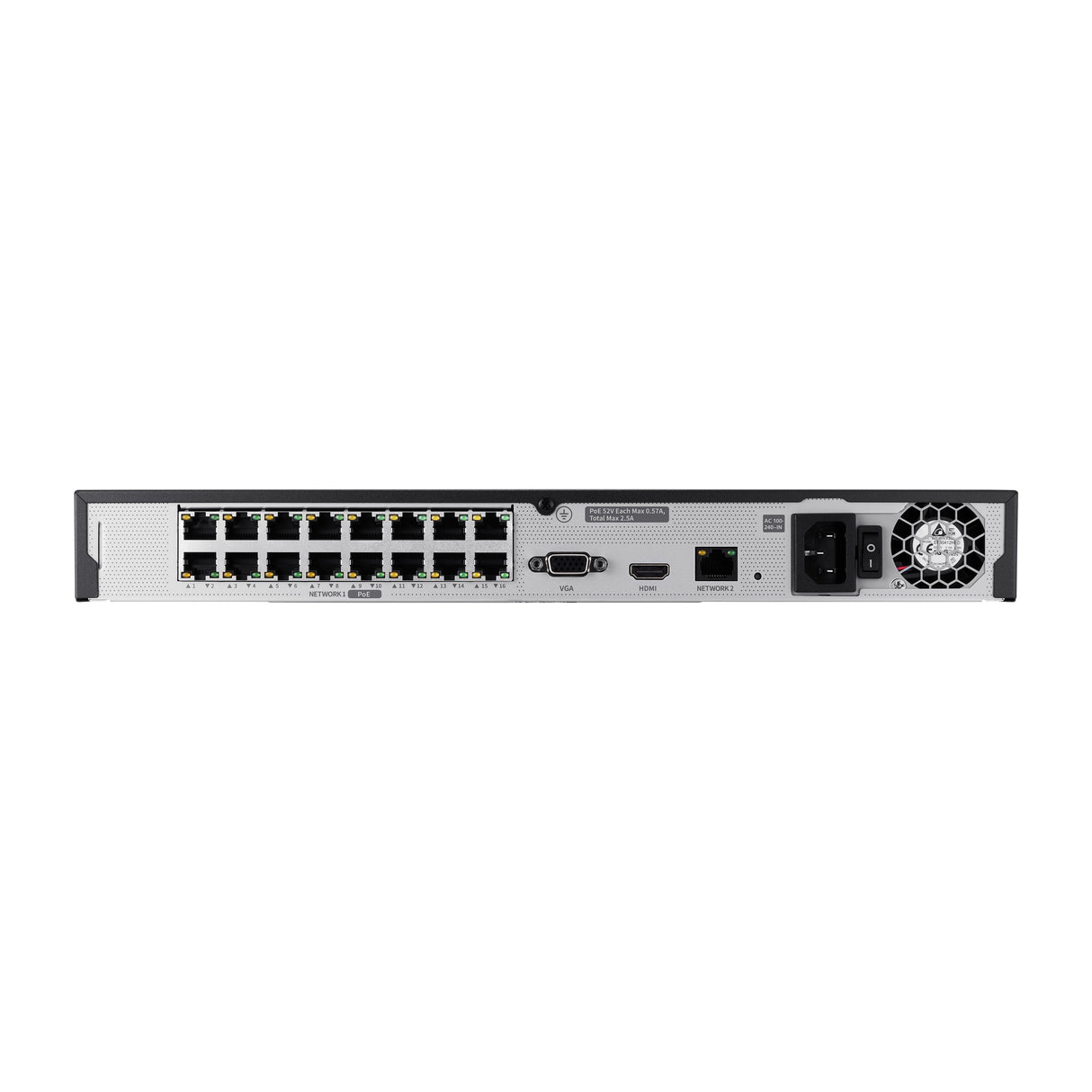 EAN 8801089228413 - Hanwha ARN-1610S Grabadore de vídeo en red (NVR) Negro imagen 5