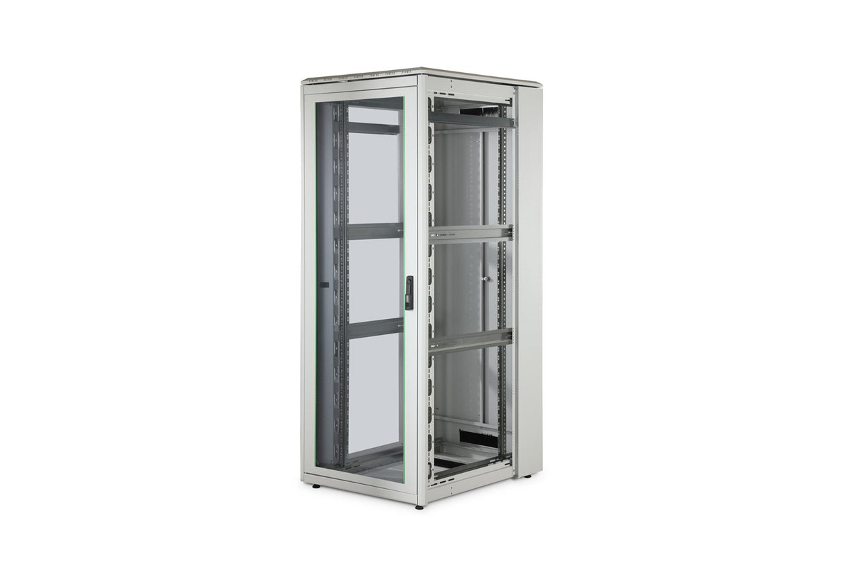 Armario De Red De 42ua Unique, 2053x800x1000 Mm Sin Partes Laterales, Gris