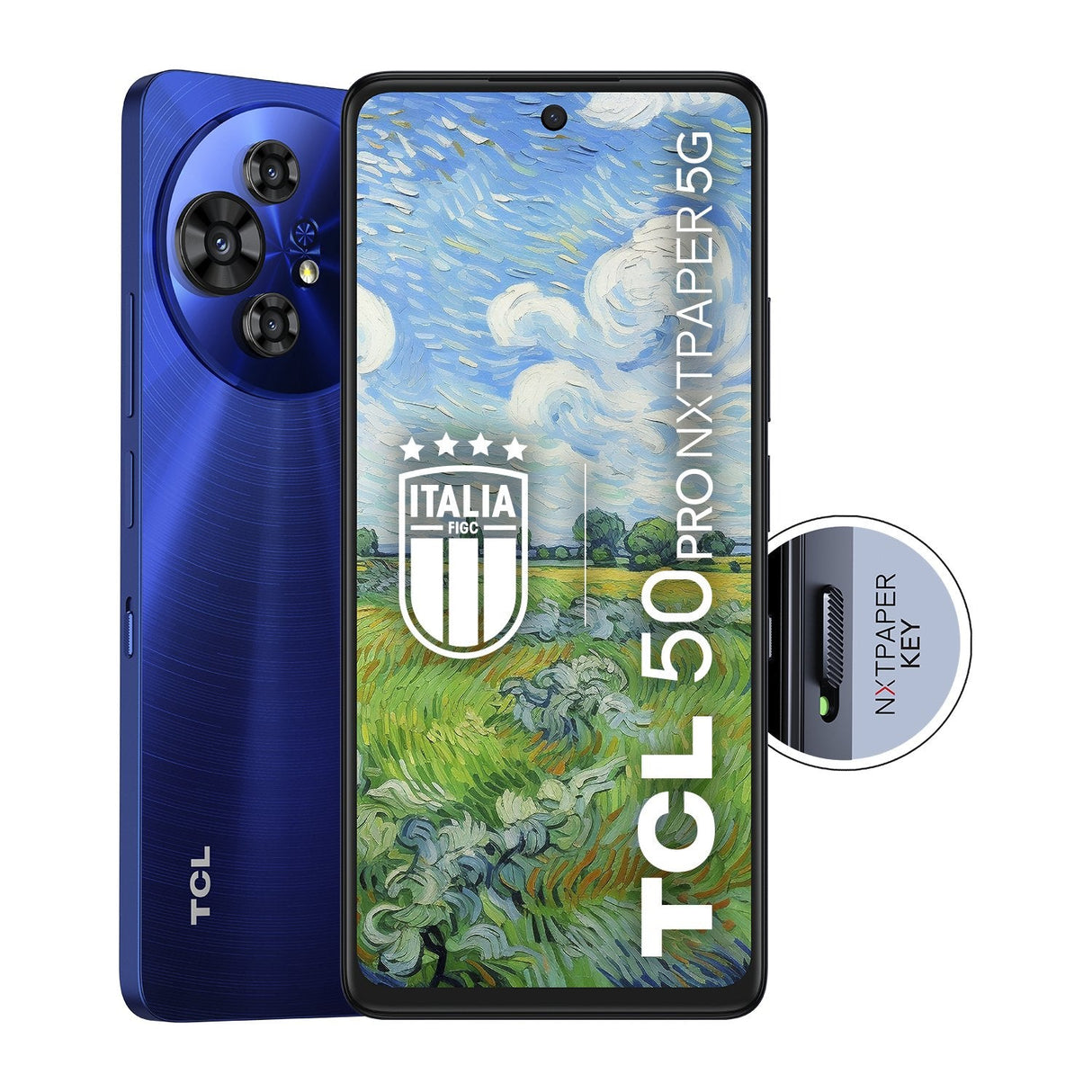Smartphone Tcl 50 Pro Nxtpaper 8gb 512gb 6.8' 5g Azul Medianoche