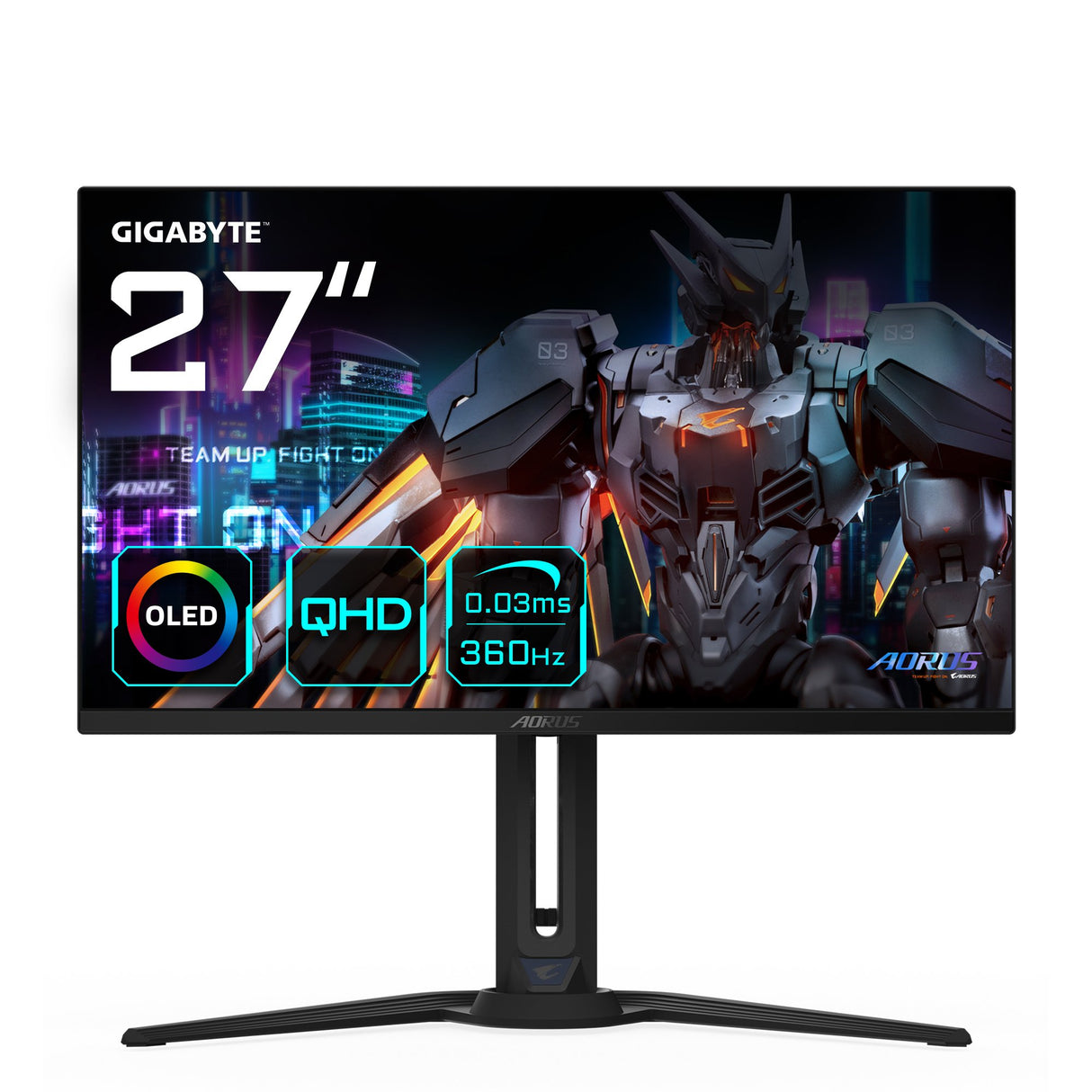 EAN 4719331858186 - GIGABYTE FO27Q3 pantalla para PC 68,6 cm (27") 2560 x 1440 Pixeles Quad HD Negro imagen 1
