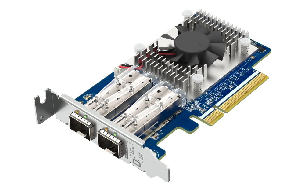 EAN 4711103084236 - QNAP QXG-25G2SF-E810 adaptador y tarjeta de red Interno Fibra 25000 Mbit/s imagen 6