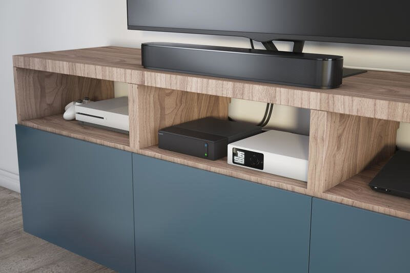 Przedluzacz Tv Ochron 4x2p+Z + 4x2p 2m Czarny