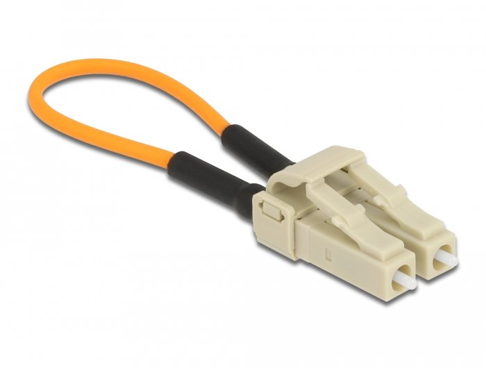 Delock Lwl Loopback Adapter Lc Om2 Multimode Beige