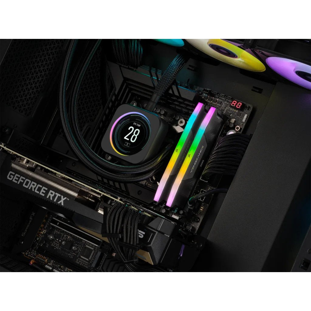EAN 840006676669 - Corsair DDR5 96GB PC 6800 CL40 KIT (2x48GB) VENGEANCE RGB B retail módulo de memoria imagen 6